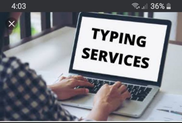 Typing & Editing Services