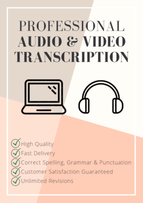 Audio/Video Transcriptionist
