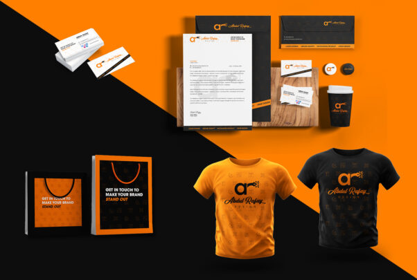 I will develop a corporate branding package with a full branding kit.