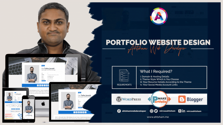 I will create your portfolio website design on wordpress