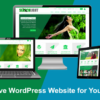 I will create an attractive wordpress site with amazing features