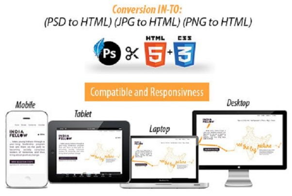I will design HTML website using Bootstrap