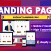 I will create a high converting shopify page with pagefly or gempages