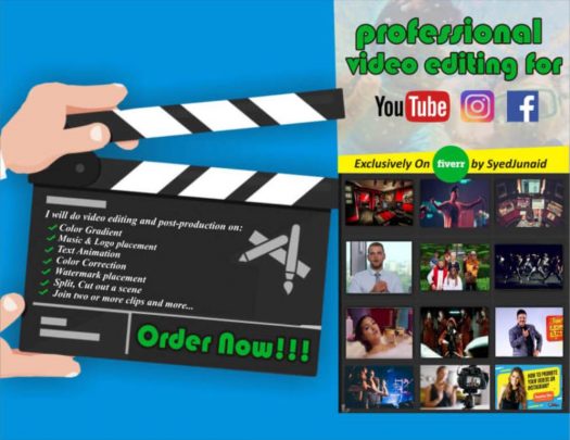 I will do professional video editing for YouTube and Instagram