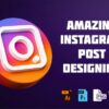 I will design amazing Instagram post, awesome social media post desinging