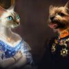 I will draw a custom royal pet portrait