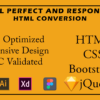 I will convert psd to HTML, figma to HTML responsive cross browser compatibility