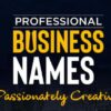 Business names and slogans