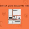 I will convert your design into HTML, CSS, javascript, frontend