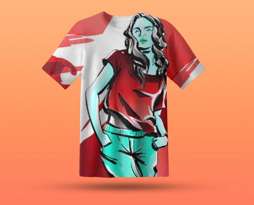 I will design t-shirts for you